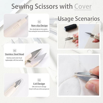 Multifunctional Cutting Set Gift Paper Cutter Sewing Fabric Scissors Mini Box Opener Auto Recycling Cutting Scissors Needle Threading Tool Car Decal Color Changing Tool Knife Clothes Opener