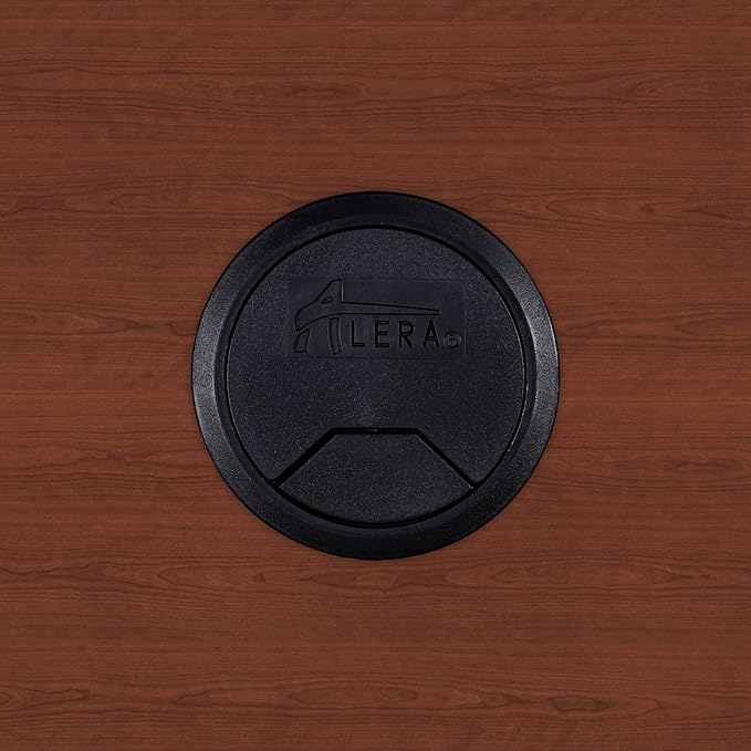 Alera ALEVA354824MC Valencia Series 47-1/4 in. x 23-5/8 in. x 29-1/2 in. Reversible Return/Bridge Shell - Cherry