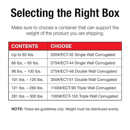 Aviditi MD242412 Multi-Depth Corrugated Box, 24" Length x 24" Width x 12" Height, Kraft (Bundle of 10)
