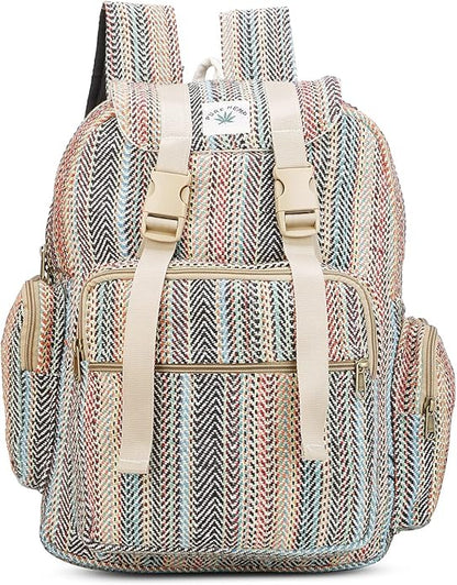 LONGING TO BUY Himalyan Hemp Laptop Bag Backpack/Traveller Bag, Hemp Laptop Bag