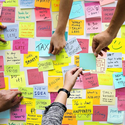 ZCZN Small Sticky Notes, 2in x 2in, 100 Sheets/Pad, 8 Pads/Pack, Pink