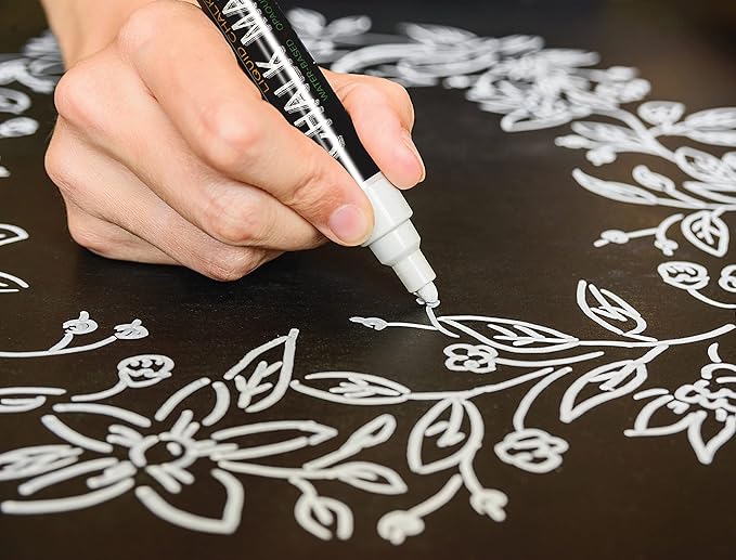 Better Office Products Magnetic A-Frame Chalkboard Sign, Extra Large 20" x 40", Standing Chalkboard Easel, with Chalk Marker + Chalk & Eraser, Sandwich Board Outdoor Sidewalk Sign,(Rustic Brown)