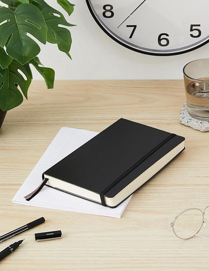 Moleskine Classic Expanded Notebook, Hard Cover, Large (5" x 8.25") Ruled/Lined, Black, 400 Pages
