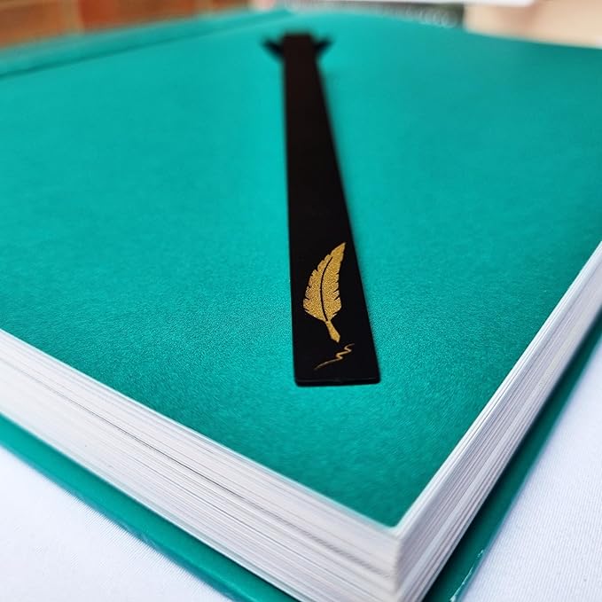 Owl Witch Wizard Bookmark Magic Metal Bookmark Beautiful Bookmark for Girls, Boys, Kids, Book Club Gift for Teacher Gift Lightning Bookmark Gifts Bookish Gifts for Book Lovers (4 Pack Gift Set)