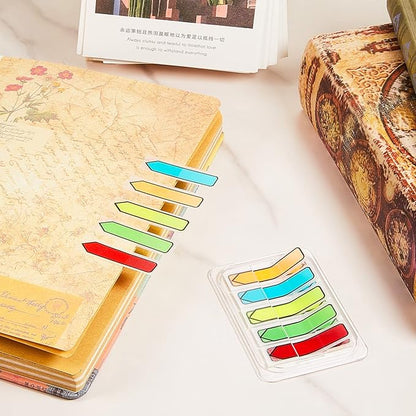 Teling 2000 Pcs Arrow Flags Arrow Tabs Flags Sign Here Tabs Arrow Stickers 5 Colors Sticky Flags Arrow Sticky Notes with Dispenser Easy to Post for Notary Books Paper