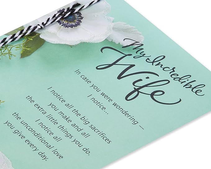 American Greetings Birthday Card for Wife (My Incredible Wife)