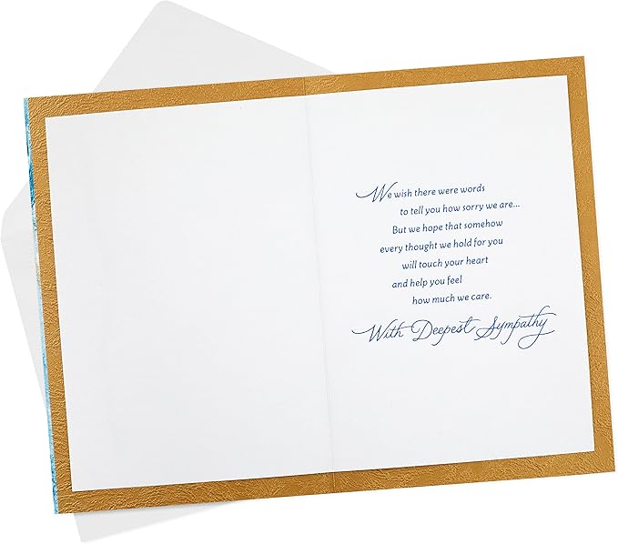 Hallmark Sympathy Card from Both or From All (Our Hearts Are With You) (5RZB2133)