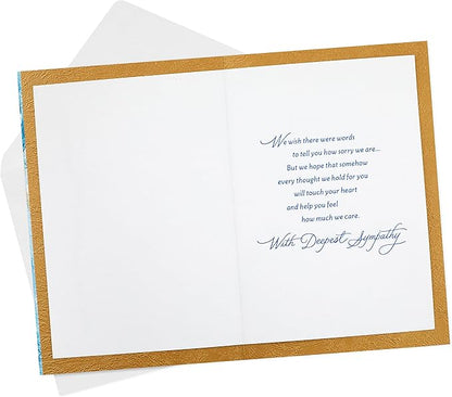 Hallmark Sympathy Card from Both or From All (Our Hearts Are With You) (5RZB2133)