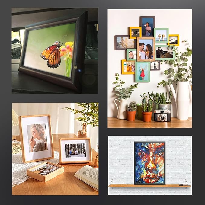 A-SUB Premium Photo Paper Luster 8.5x11 Inch 66lb for Inkjet Printers 50 Sheets, Single Sided