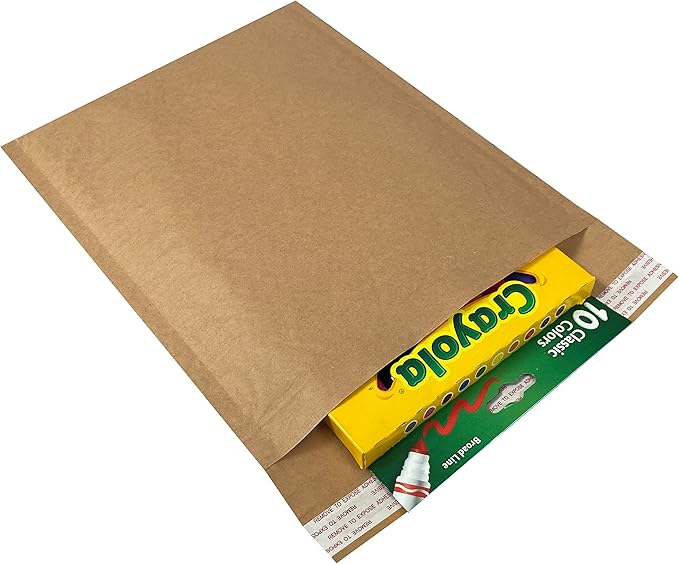 Honeycomb paper padded envelope sealable mailers (100, #2-8.5" x 11")