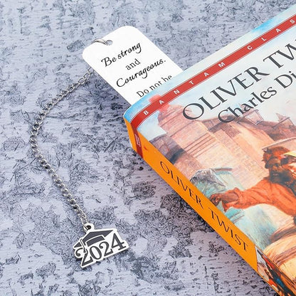 Christian Graduation Gifts for Him Her Baptism Bible Verse Bookmarks for Women Men Book Lovers Class of 2024 for Girls Boys High School Religious Gifts Bulk Graduating Inspirational Gifts