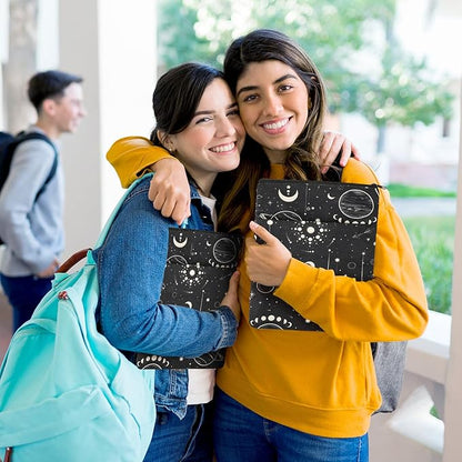 Book Sleeve Book Covers Book Protector Floral Printed with Zipper Washable Fabric for Teen Adult Book Lover Teacher Student(Medium,11 X 8.7 Inch)