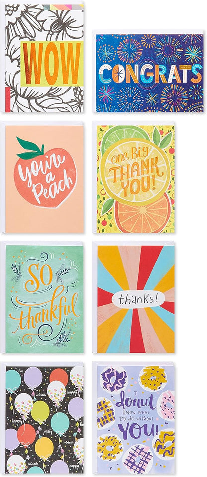 American Greetings Deluxe All Occasion Card Assortment - Birthday, Wedding, Thanks and More (32-Count)