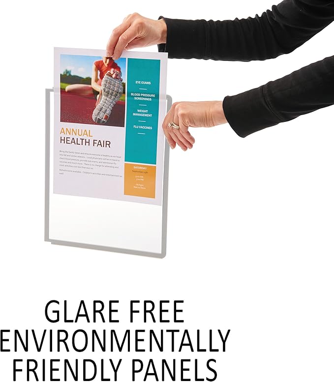 DURABLE Desktop Reference System, 10 Double-Sided Panels, Letter-Size, Gray, SHERPA Design (554210)