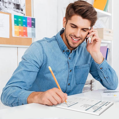 Dunwell Daily Planning Pad - 2 Pack Undated Daily Planner Pad, 54 Tear-Off Pages (5.5x8.5"), Daily To Do List Scheduler, Time Blocked Task Planner Notepad