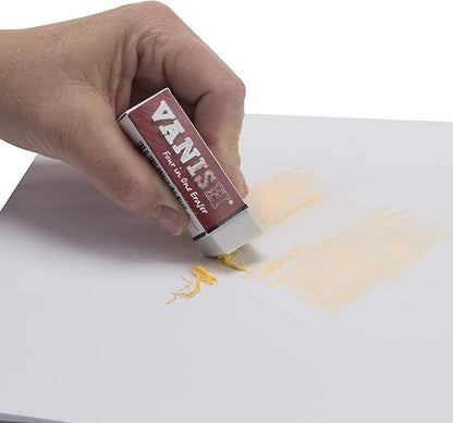 Acurit Vanish Artist Eraser (30 Pack)– 4-in-1 White Erasers for Art - Erases Graphite Lines - Replaces Vinyl & Kneaded Erasers