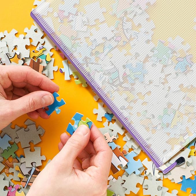 18pcs Mesh Zipper Pouch Bags, B5 Zipper Pouch, Mesh Bags With Zipper, Plastic Zipper Pouches, 9 Colors Zipper Pouches for Organizing, Board Game Storage, Travel, School Office organize