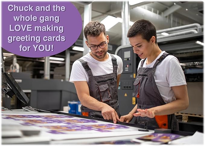 Chuck's Card-O-Rama - Mother's Day For Daughter Card - MADE in USA Greeting Card - Premium Card Stock, Envelope Included - 5" x 7.75" - Packaged in Extra Sturdy Mailer - 34071