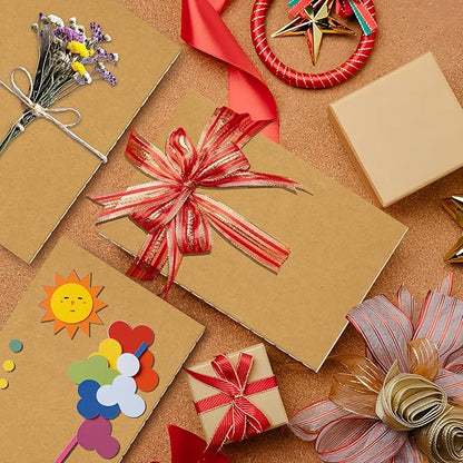 24 Pack Blank Books for Kids - 5.5"x 8.3", 60 Pages - Small Journals Bulk, Girls Notebooks for Drawing & Writing, Sketchbooks with Kraft Brown Soft Cover, Unlined Paper, A5 Travel Size