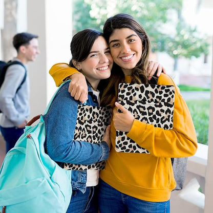 Book Sleeve Book Covers Book Protector Floral Printed with Zipper Washable Fabric for Teen Adult Book Lover Teacher Student(Medium,11 X 8.7 Inch)