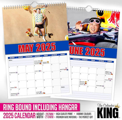 // Kim Jong-Fun - 2025 Wall Calendar - A4 Size (210mm x 297mm)