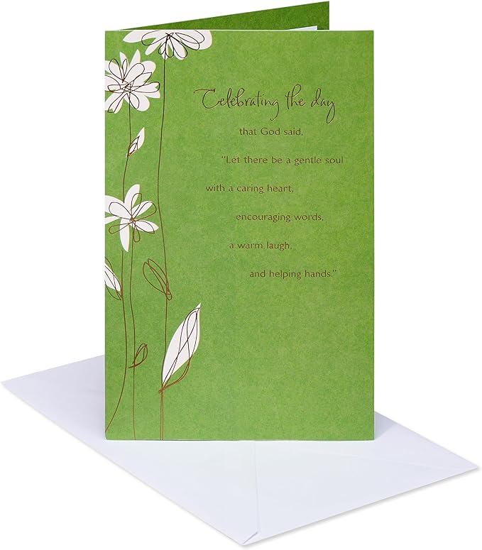 American Greetings Religious Birthday Card (A Gentle Soul)