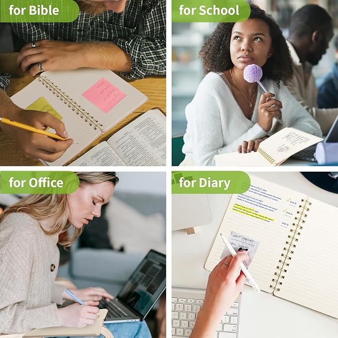 Lined Spiral Notebook College Ruled A5 Journal Book for Note Taking, 160 Pages Writing Journal for Office and Home School Supplies 5.75x8.125 inch - Light Green