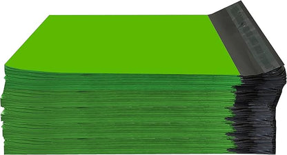 Colored Poly Mailers Pack of: (Green, 7.5" x 10.5" pack of 500) Be creative with your packaging with Colored mailers