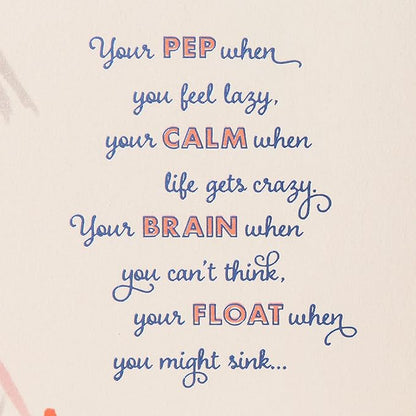 Hallmark Birthday Card for Friend (Abstract Flowers)