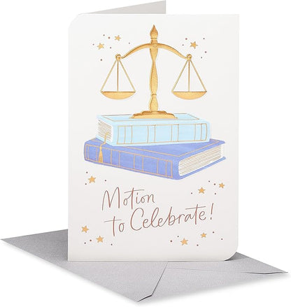 American Greetings Law School Graduation Card (Great Achievement)