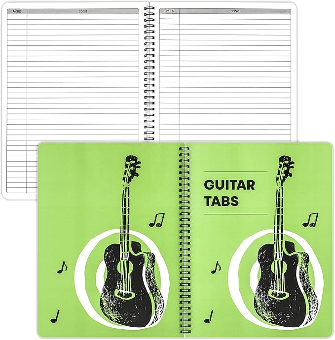 Guitar Tablature Notebook Blank Music Tabs Journal for Composition Songwriting and Recording of Yous Song Paperback 11.2 X 8.3inch