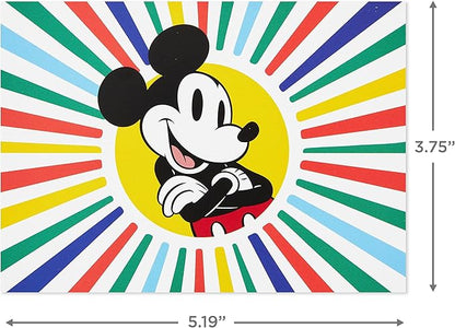 Hallmark Disney All Occasion Cards Assortment, 12 Blank Cards with Envelopes (Vintage Mickey Mouse and Minnie Mouse)
