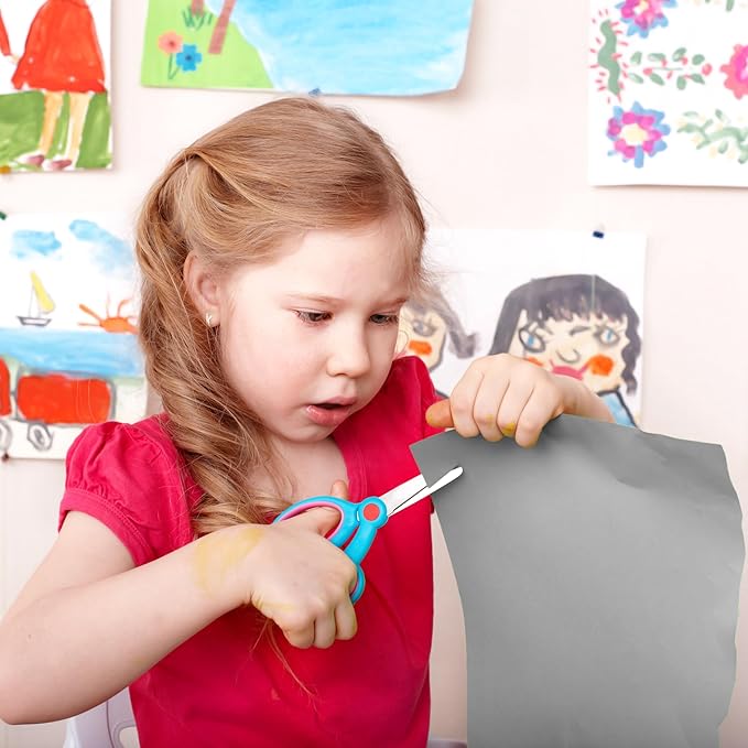 Black Grey Cardstock 8.5 x 11 Craft Paper Cover Stock- Gray Construction Art Scrapbook Paper 80lb for DIY Crafts, Embossing, Quilling, Cardmaking-30 Sheets