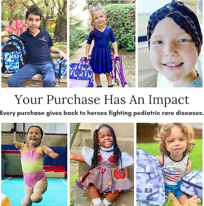 Fenrici Tie Dye Backpack for Boys, Girls, Blue Backpack for Kids, Bookbag with Padded Laptop Compartment, Blue Tie Dye, Indigo Blue, 16 Inch