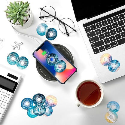 36Pcs Calm Strips for Anxiety Sensory Calm Strips Anti Stress Anxiety Relief Items Tactile Textured for Breathing Exercise Fidget Strips for Kids Teens Adults Home Classroom Supplies (Ocean)