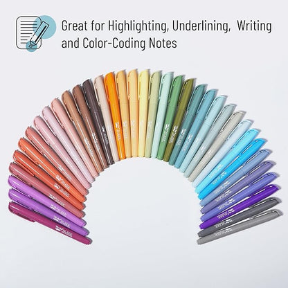 Mr. Pen- Pastel Highlighters, 36 Pack, Chisel Tip, Colorful, Cute Highlighters Assorted Colors, Quick Drying, Smear Resistant