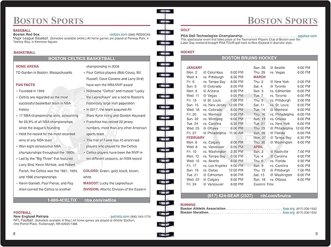 2025 Datebook & City Themed Planner – Resource Guide with Daily, Weekly & Monthly Views – 3-Year Reference Calendar - Multi-Purpose Travel Notebook Guide & Adventure Diary (Boston '25)