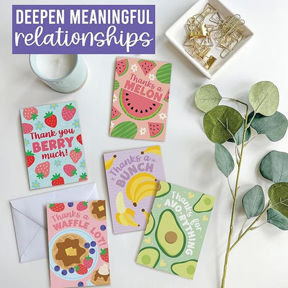 54 Colorful Funny Thank You Cards With Envelopes Bulk - Thank You Notes With Envelopes Set, Thank You Card Kids, Teacher Thank You Teacher Cards, Kids Thank You Card For Teachers Appreciation