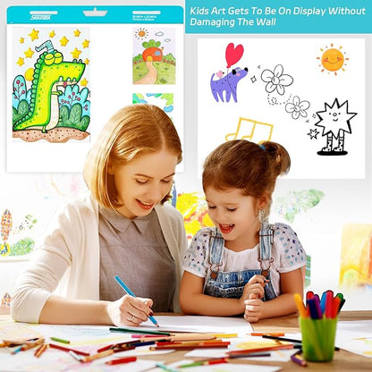 Large Sticky Easel Pads,30 in x 25 in,2 Pad/Pack,30 Sheets/Pad, Large Flip Chart Paper, Anchor Chart Paper for Teachers,Self Stick Easel Paper for Office,Classroom Supplies