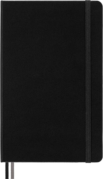 Moleskine Classic Expanded Notebook, Hard Cover, Large (5" x 8.25") Ruled/Lined, Black, 400 Pages