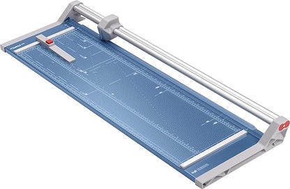 Dahle 556 Professional Rotary Trimmer, 37" Cut Length, 14 Sheet Capacity, Self-Sharpening, Dual Guide Bar, Automatic Clamp, German Engineered Paper Cutter