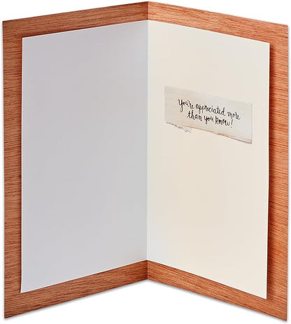 American Greetings Thank You Card (Appreciated)