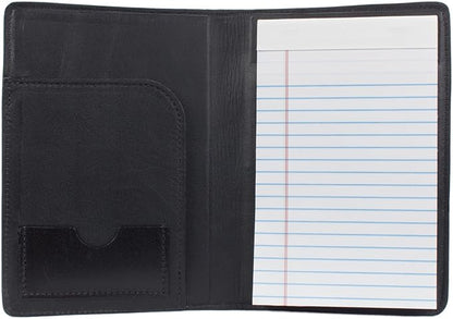 Genuine Florida Alligator Skin Notebook Padfolio (Small, Brown)