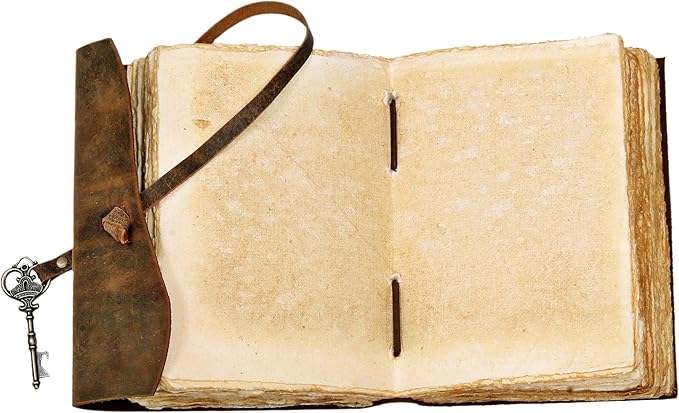 cuero C Compass Vintage Leather Journal - Antique Handmade Leather Bound journal with deckle edge paper Diary - Leather Sketchbook - Drawing Journal Notebook - Great Gift Men And Women (5X7 Inch)