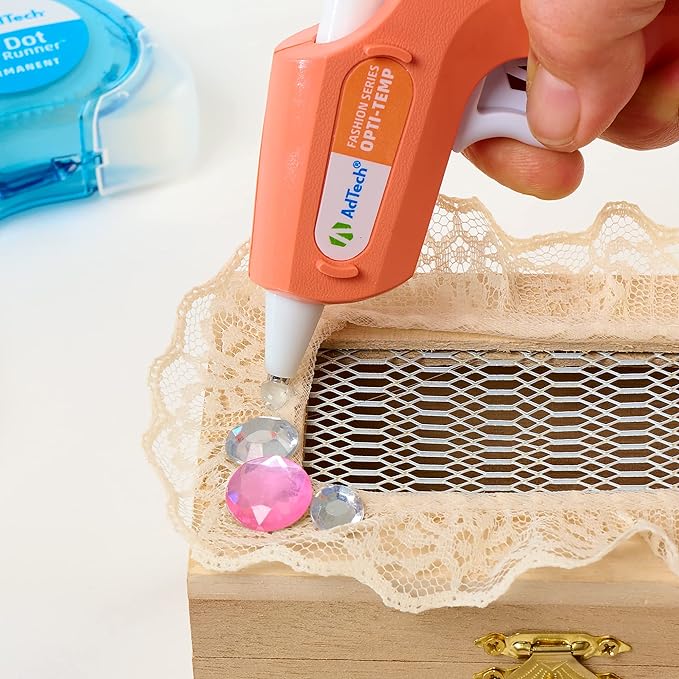 Adtech W229-34ZIP100 Mini Hot Glue Sticks, 100 pack, Clear 100 Count