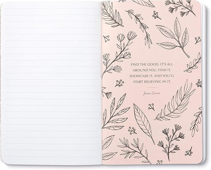 Compendium Softcover Journal - My heart gives thanks… – A Write Now Journal with 128 Lined Pages, 5″W x 8″H