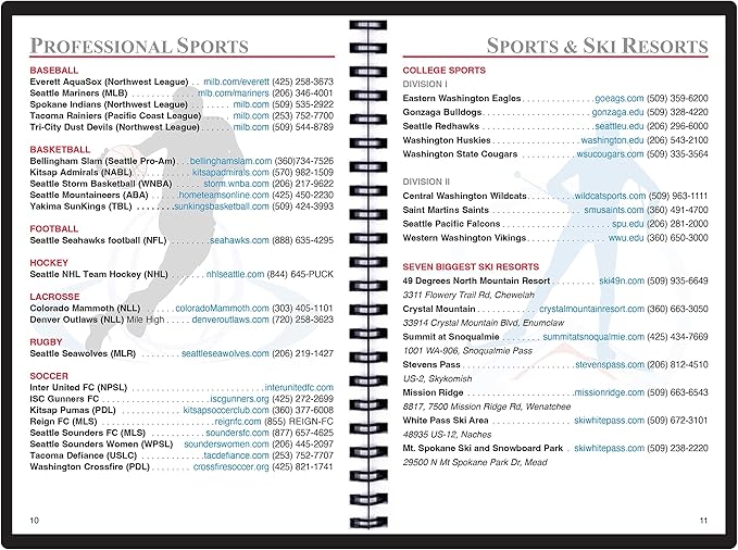 2025 Datebook & City Themed Planner – Resource Guide with Daily, Weekly & Monthly Views – 3-Year Reference Calendar - Multi-Purpose Travel Notebook Guide & Adventure Diary (Washington '25 (with Photos))