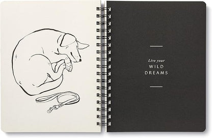 Compendium Spiral Notebook - Play All Day — A Designer Spiral Notebook with 192 Lined Pages, College Ruled, 7.5”W x 9.25”H