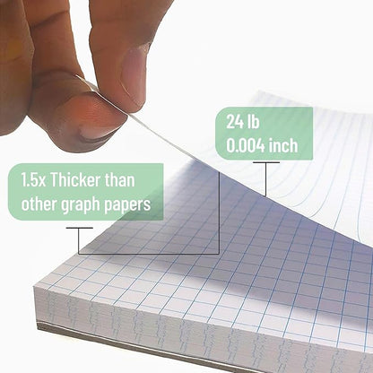 Mr. Pen Graph Paper, Grid Paper, 4x4 (4 Squares per inch), 17"x11", 22 Sheet