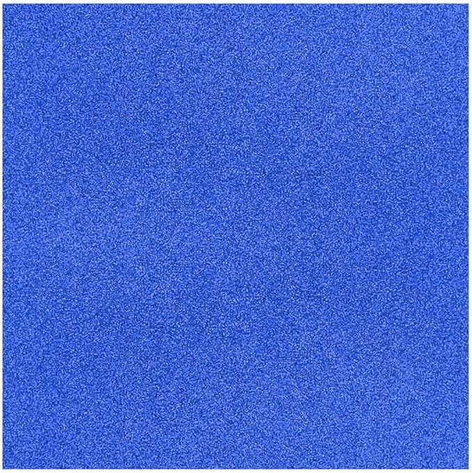 Baisunt 10 Sheets Royal Blue Glitter Cardstock Paper for Graduation Cap DIY Project, Scrapbook, Birthday Wedding Party Decoration 250GSM(12x12 In, Non Adhesive)